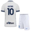 Officiële Voetbalshirt + Korte Broek Inter Milan Lautaro Martinez 10 Uit 2024-25 - Kids